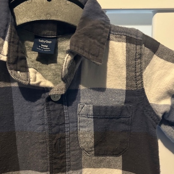 Baby Gap 3-6 month checkered boiler jumpsuit - Picture 2 of 5